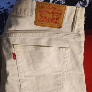 569 White Levi Strauss and Co Jeans